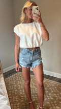Samara Cap Sleeve Bubble Top