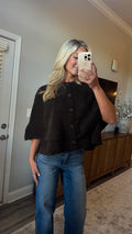 Tiered Knit Capelet